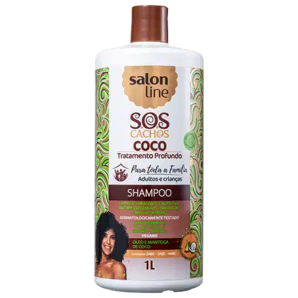 Imagem do produto Salon Line S.O.S Cachos Coco - Shampoo 1000ml