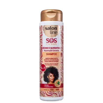Imagem do produto Salon Line S.O.S Cachos Rícino e Queratina - Shampoo 300ml