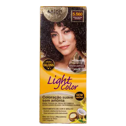 Imagem do produto Kit Salon Line Light Color 5.560 Ágata - Tonalizante