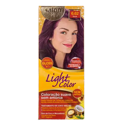 Imagem do produto Kit Salon Line Light Color 6.62 Marsala - Tonalizante