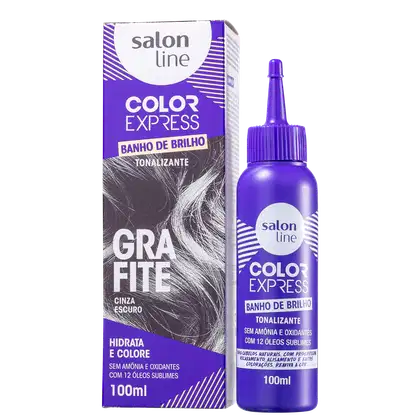 Imagem do produto Kit Salon Line Color Express Grafite Cinza Escuro - Tonalizante