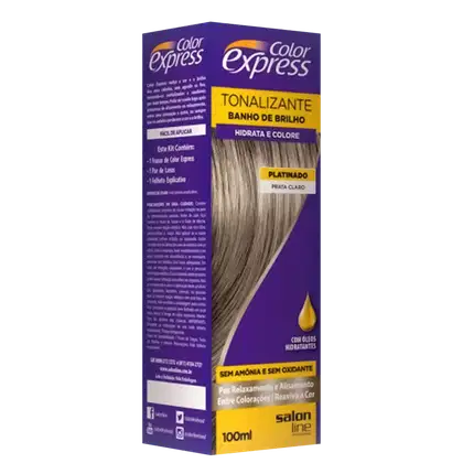 Imagem do produto Kit Salon Line Color Express Platinado Prata Claro - Tonalizante