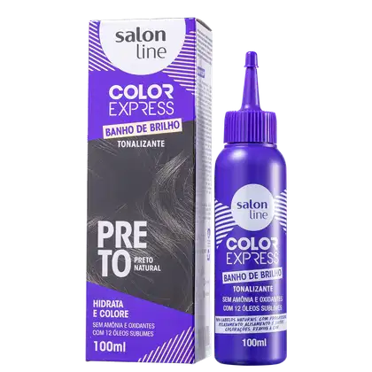 Imagem do produto Kit Salon Line Color Express Preto Natural - Tonalizante