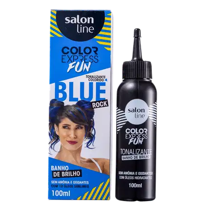Imagem do produto Kit Salon Line Color Express Fun Blue Rock - Tonalizante