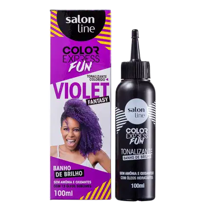 Imagem do produto Kit Salon Line Color Express Fun Violet Fantasy - Tonalizante