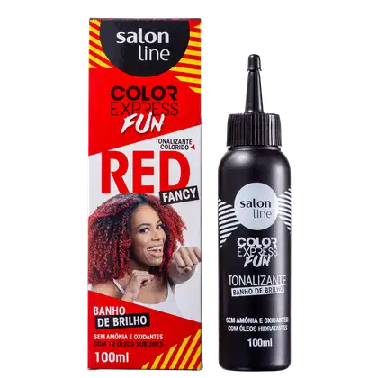 Imagem do produto Kit Salon Line Color Express Fun Fancy Red - Tonalizante