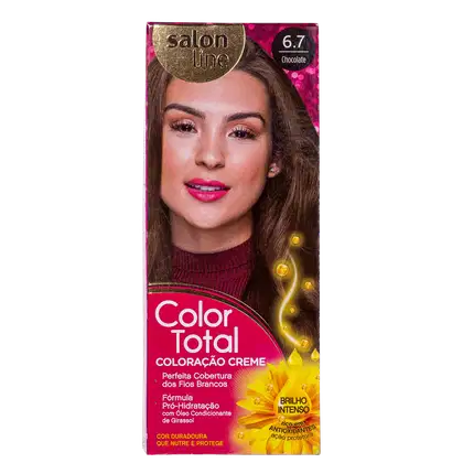 Imagem do produto Kit Salon Line Color Total 6.7 Chocolate - Coloração Permanente