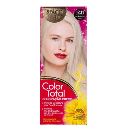 Imagem do produto Kit Salon Line Color Total 12.11 Louro Platino Cinza Intenso - Coloração Permanente