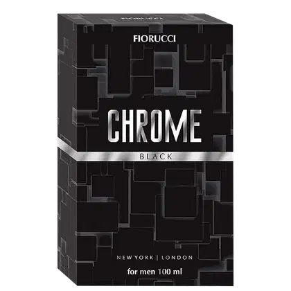 Imagem do produto Chrome Black Fiorucci Eau de Cologne - Perfume Masculino 100ml