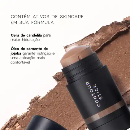 Imagem do produto Kit Océane Edition Mini Blush Coral Stick Contorno Marrom Médio e Mini Drop (3 produtos)