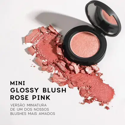 Imagem do produto Kit Océane Edition Mini Blush Glossy Rose Pink e Mini Drop (2 produtos)