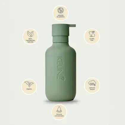 Imagem do produto Kit Keune So Pure Cool Shampoo Refil Extra e Dispenser (3 produtos)