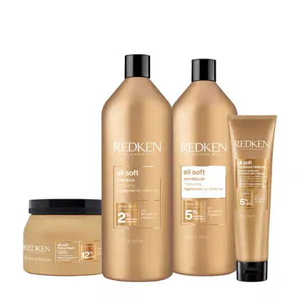 Imagem do produto Kit Redken All Soft Salon Total Leave-in (4 produtos)