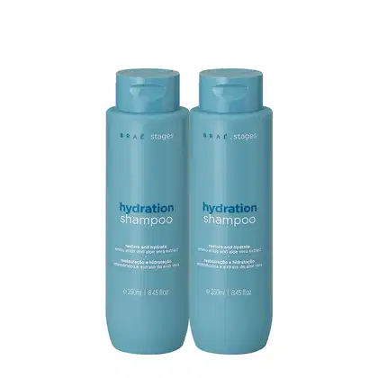 Imagem do produto Kit Braé Stages Hydration Shampoo Extra (2 unidades)