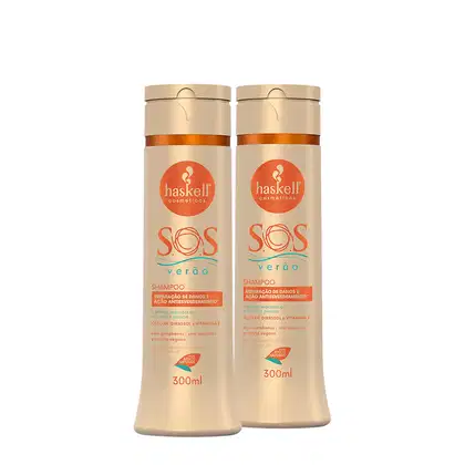 Imagem do produto Kit Haskell S.O.S Verão Pós Sol Shampoo Extra (2 unidades)