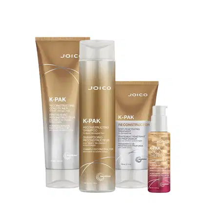 Imagem do produto Kit Joico K-PAK Reconstrutor Deep Luster Lock Home Care Oil (4 produtos)