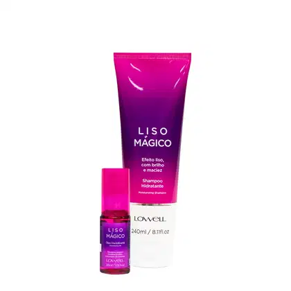 Imagem do produto Kit Lowell Liso Mágico Shampoo Oil (2 produtos)