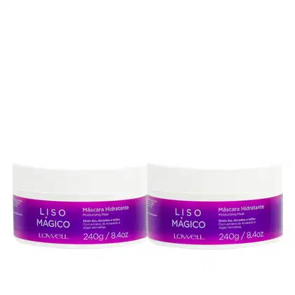 Imagem do produto Kit Lowell Liso Mágico Máscara Extra (2 unidades)