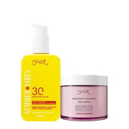 Imagem do produto Kit Skelt Summer Vibes FPS30 Urban Beat Protetor Solar Hidratante (2 produtos)