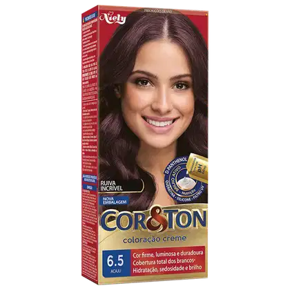 Imagem do produto Niely Cosméticos Cor & Ton 6.5 Acaju - Coloração Permanente 