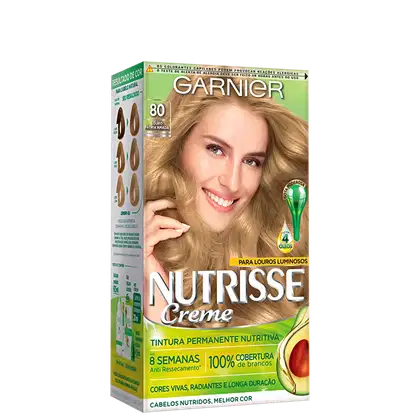 Imagem do produto Garnier Nutrisse Creme 80 Louro Pátria Amada - Coloração