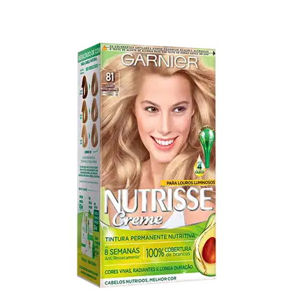 Imagem do produto Garnier Nutrisse Creme 81 Louro Paixão Nacional - Coloração