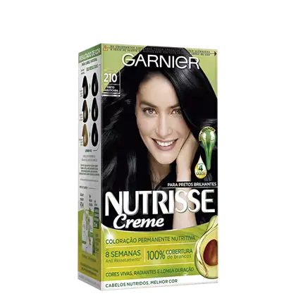 Imagem do produto Garnier Nutrisse Creme 210 Preto Jabuticaba - Coloração