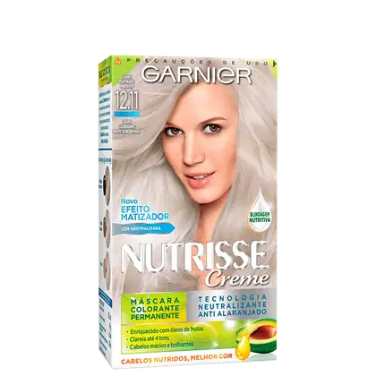 Imagem do produto Garnier Nutrisse Creme 1211 Louro Platinado Perfeito - Coloração