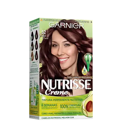 Imagem do produto Garnier Nutrisse Creme 52 Marrom Açaí - Coloração