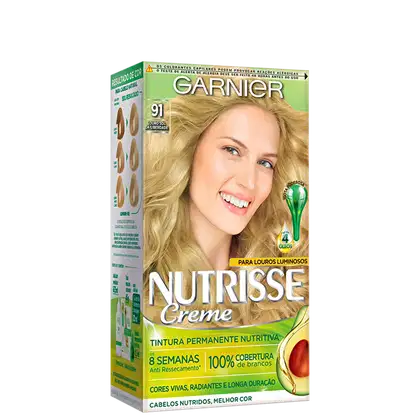 Imagem do produto Garnier Nutrisse Creme 91 Louro Sol da Liberdade - Coloração