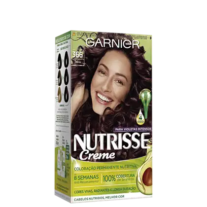 Imagem do produto Garnier Nutrisse Creme 366 Acaju Purpura - Coloração