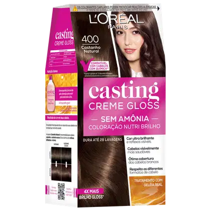 Imagem do produto Casting Creme Gloss 400 Castanho Natural - Coloração