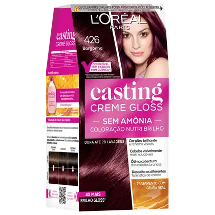 Imagem do produto Casting Creme Gloss 426 Borgonha - Coloração