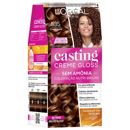 Imagem do produto Casting Creme Gloss 535 Chocolate - Coloração