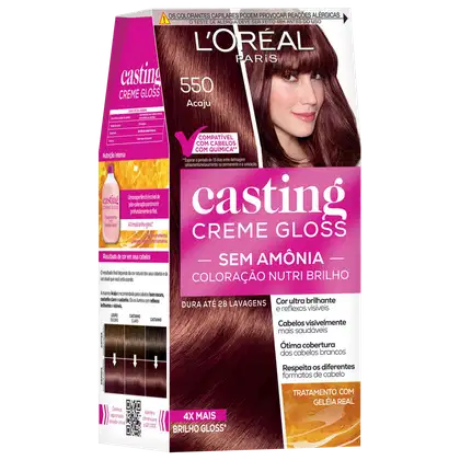 Imagem do produto Casting Creme Gloss 550 Acaju - Coloração