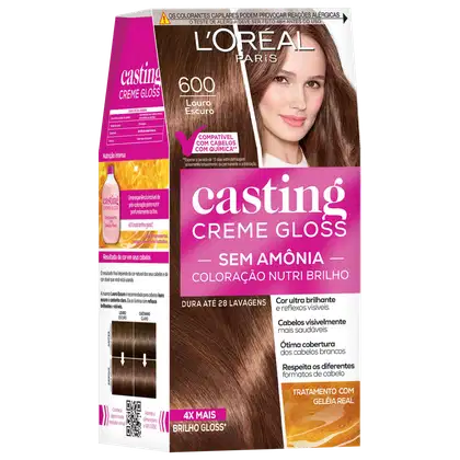 Imagem do produto Casting Creme Gloss 600 Louro Escuro - Coloração