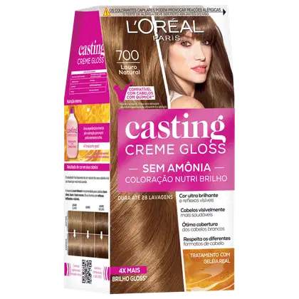 Imagem do produto Casting Creme Gloss 700 Louro Natural - Coloração