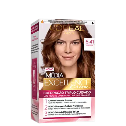 Imagem do produto Imedia Excellence Creme 6.41 Marrom - Coloração