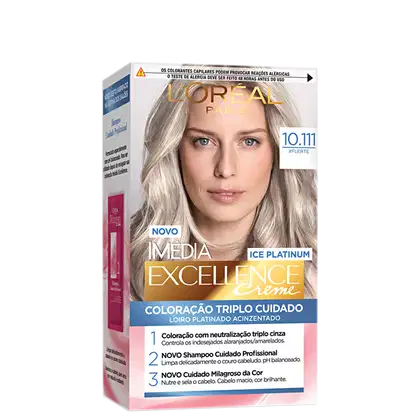Imagem do produto Imedia Excellence Creme 10.111 Flerte - Coloração