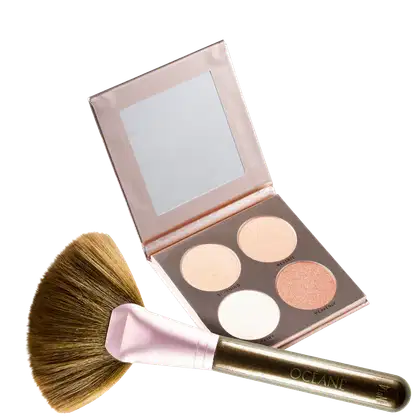 Imagem do produto Kit Océane Glow to Go Pincel Leque (2 Produtos)