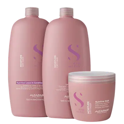 Imagem do produto Kit Alfaparf Semi Di Lino Moisture Fios Protegidos (3 Produtos)