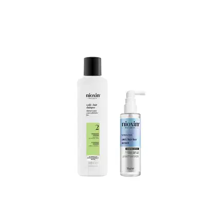 Kit Nioxin Volume Thinning Sistema 2 + Anti-Hair Loss Duo Essential, 2 produtos.
