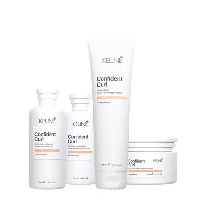 Imagem do produto Kit Keune Confident Curl Wavy – Ondas Definidas e Hidratadas (4 produtos)