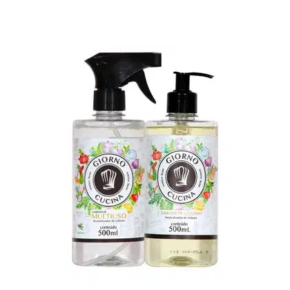 Imagem do produto Kit Giorno Cucina - Mãos Limpas e Cozinha Impecável (2 produtos)