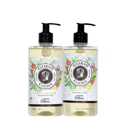 Imagem do produto Kit Giorno Cucina - Louça e Mãos Cuidadas (2 produtos)