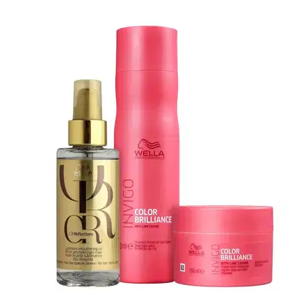 Imagem do produto Kit Wella Professionals Full Oil Reflections Brilliance (3 Produtos)