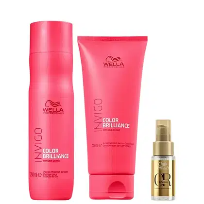 Imagem do produto Kit Wella Professionals Full Oil Trio Brilliance (3 Produtos)
