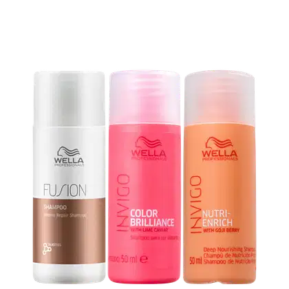 Imagem do produto Kit Wella Professionals Triple Wash Mini (3 Produtos)