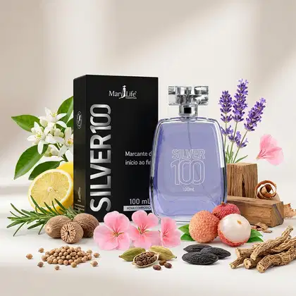 Imagem do produto DEO COLÔNIA MASCULINA SILVER 100 - 100ML MARY LIFE
