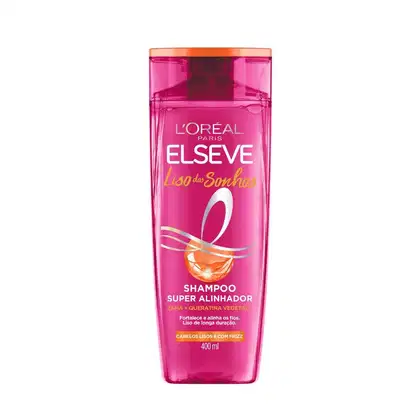 Imagem do produto Kit Elseve Liso Dos Sonhos AHA + Queratina Vegetal Shampoo 400ml + Condicionador 400ml (2 produtos)